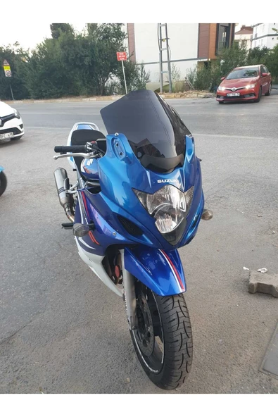 MOTOCAM Suzuki GSX 650 F Siperlik Ön Cam 2008-2012 Model 40cm Siyah Renkli - Resim 3