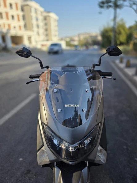 MOTOCAM Yamaha Nmax Siperlik Ön Cam 2015-2020 Model 36cm Şeffaf Renkli 4mm - Resim 2