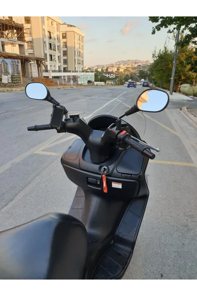 MOTOCAM Suzuki Burgman UH 200 Siperlik Ön Cam 2006-2013 Model 61cm Şeffaf Renkli 4mm ORTA BOYLU CAM - Resim 2