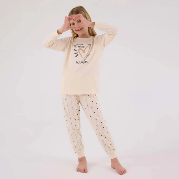 Arnetta Kız Çocuk Pijama Takımı 3434 - 1