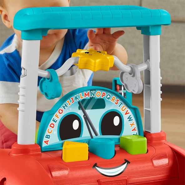 HJP48 Fisher-Price İlk Arabam Çift Yönlü Yürüteç - Resim 9