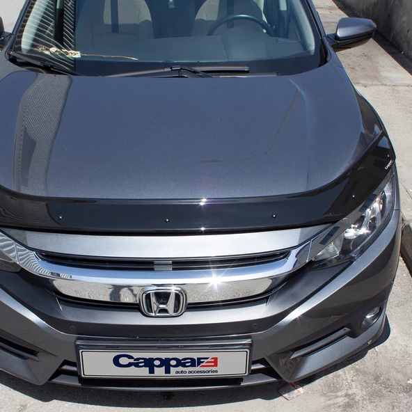 Honda Civic 2016- Yılı ve Sonrası Uyumlu Kaput Rüzgarlığı 4mm - Resim 6
