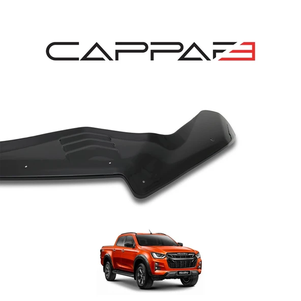 Isuzu D-Max 2020- Yılı ve Sonrası Uyumlu Yarasa Kaput Rüzgarlığı - Resim 3