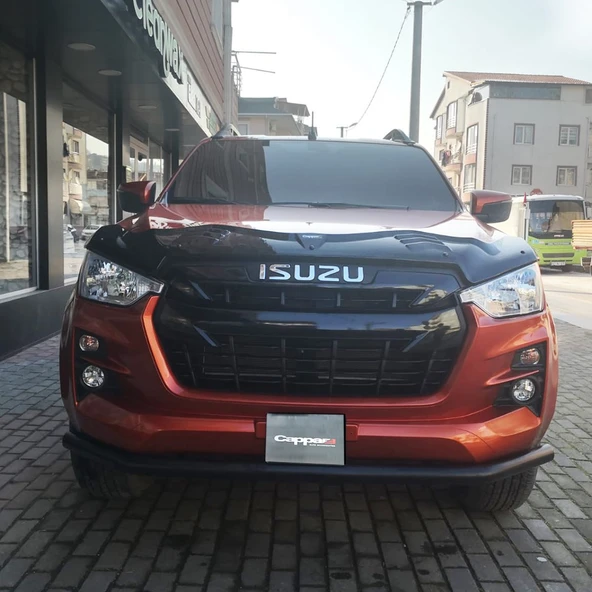 Isuzu D-Max 2020- Yılı ve Sonrası Uyumlu Yarasa Kaput Rüzgarlığı - Resim 10