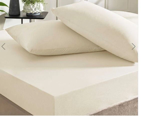 Taç Ranforce Lastikli Tek Kişilik Çarşaf Set Ekru