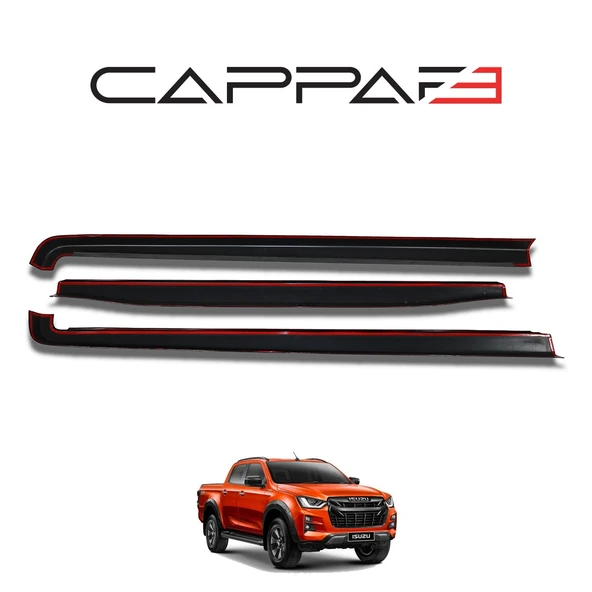 Isuzu D-Max 2020- Yılı ve Sonrası Uyumlu Kasa Kenar Koruma 3 Parça - 4