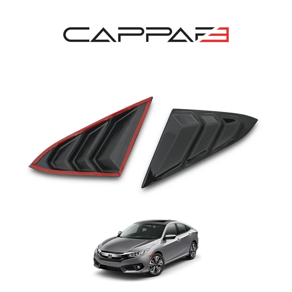 Honda Civic 2016- Yılı ve Sonrası Uyumlu Kelebek Cam Plastiği - 3
