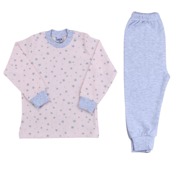 Sebi Bebe Yıldızlı Pijama Takım 9192 - 1
