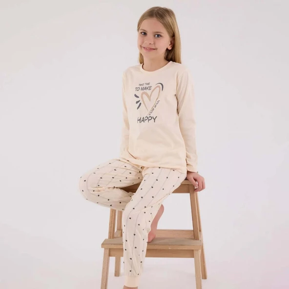 Arnetta Kız Çocuk Pijama Takımı 3434 - 3