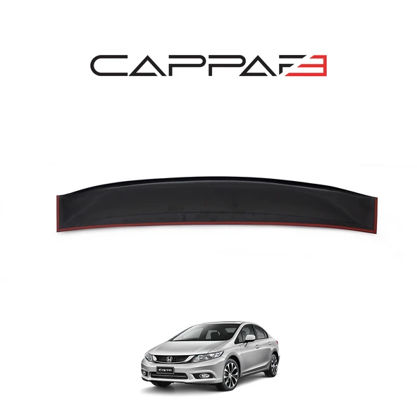 Honda Civic 2012-2015 Yıl Aralığı Uyumlu Arka Cam Üstü Spoyler - 2