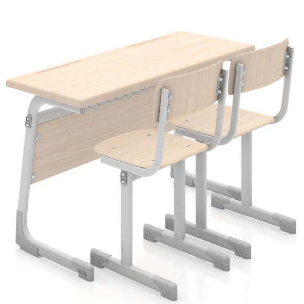MERCAN DEMONTE ÇİFT KİŞİLİK OKUL SIRASI (ADS502) - 8
