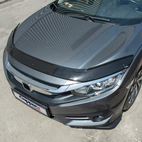 Honda Civic 2016- Yılı ve Sonrası Uyumlu Kaput Rüzgarlığı 4mm - 5
