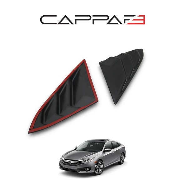 Honda Civic 2016- Yılı ve Sonrası Uyumlu Kelebek Cam Plastiği - 4