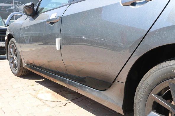 Honda Civic 2016- Yılı ve Sonrası Uyumlu Yan Kapı Alt Çıta 4 Parça - Resim 11