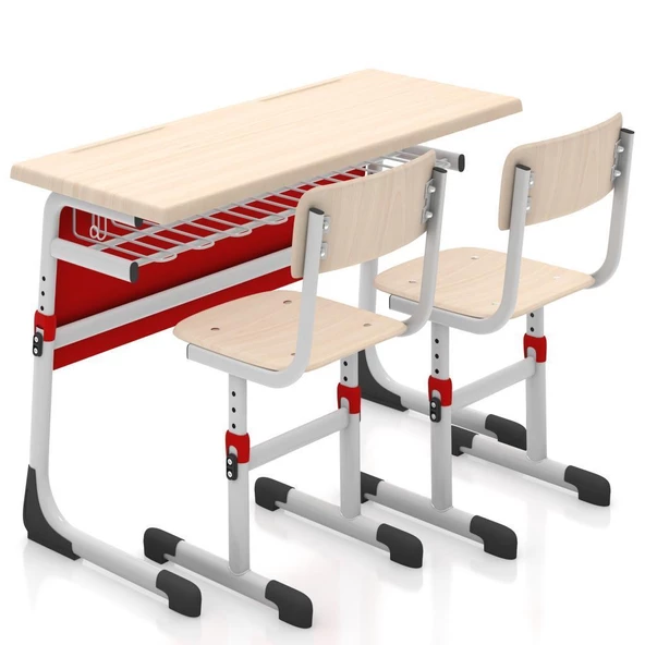 MORION DEMONTE ÇİFT KİŞİLİK OKUL SIRASI (ADS602) - 3