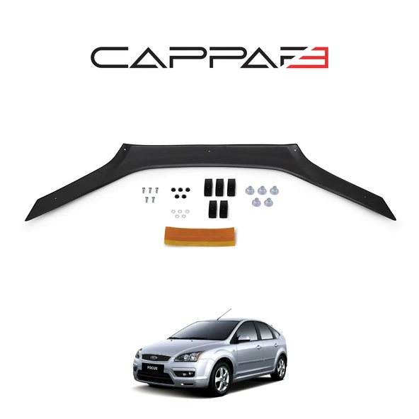 Ford Focus 2005-2008 Yıl Aralığı Uyumlu Kaput Rüzgarlığı 4mm - Resim 3