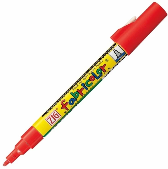 Supertrend Fabricolor Örtücü Kumaş Tekstil Boyama Kalemi KIRMIZI ürün görseli