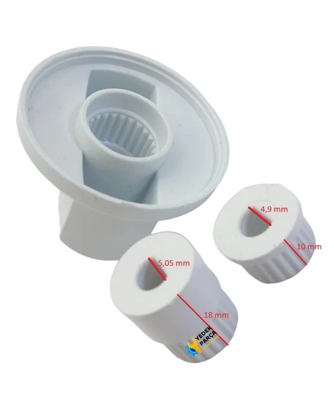 Miele Uyumlu Düğme 4 lü Takımı Ankastre Set Üstü Ocak Düğmesi - Resim 3