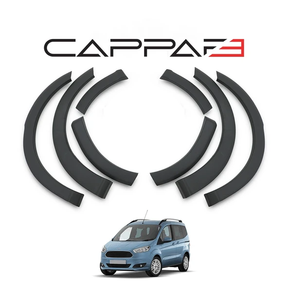 Ford Courier 2014-2018 Yıl Aralığı Uyumlu Çamurluk Dodik 8 Parça - Resim 6