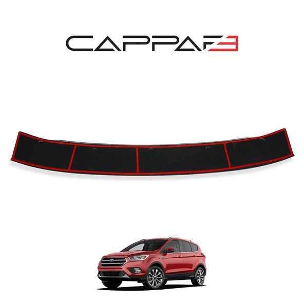 Ford Kuga 2013-2016 Yıl Aralığı Uyumlu Arka Tampon Eşiği Mat - Resim 9