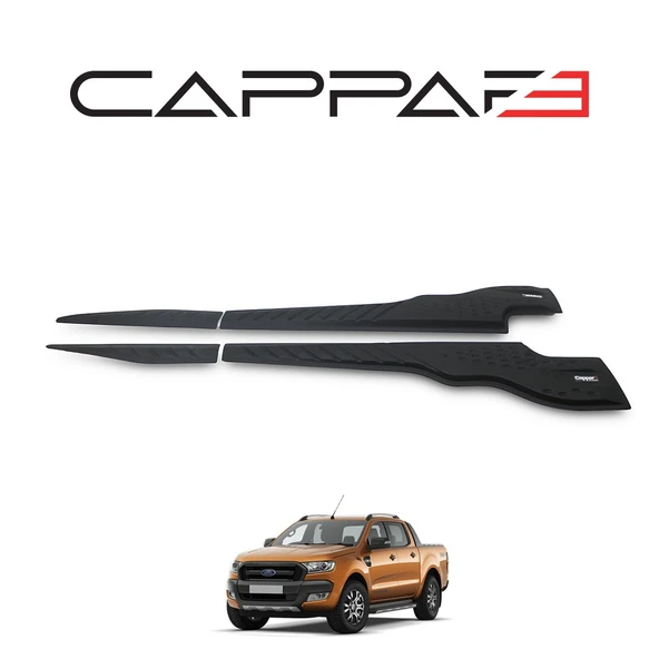 Ford Ranger 2019-2023 Yıl Aralığı Uyumlu Yarasa Kapı Kaplama 4 Parça - Resim 2