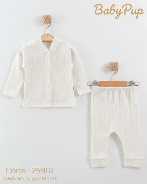 Butik Center Pamuklu Bebek Takım 2’li Set (Üst + Alt) - 2