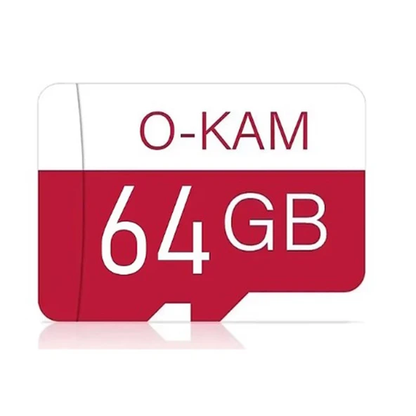 O-Kam 64 GB U3 Faster Transfer Speed Class 10 4K Video Kayıt - 64GB