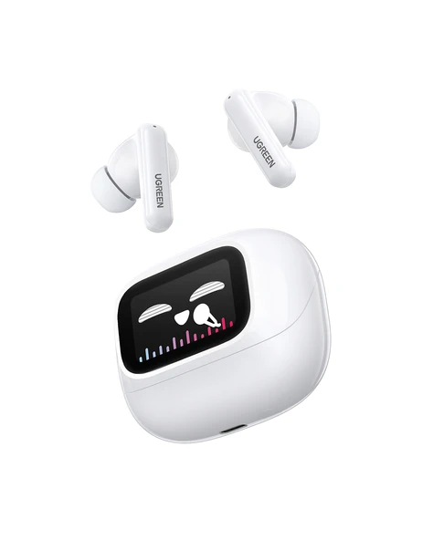 UGREEN HiTune T6 Magic Aktif Gürrültü Engelleyici Ekranlı Kablosuz Kulak İçi Kulaklık, Beyaz, 55137 - 2