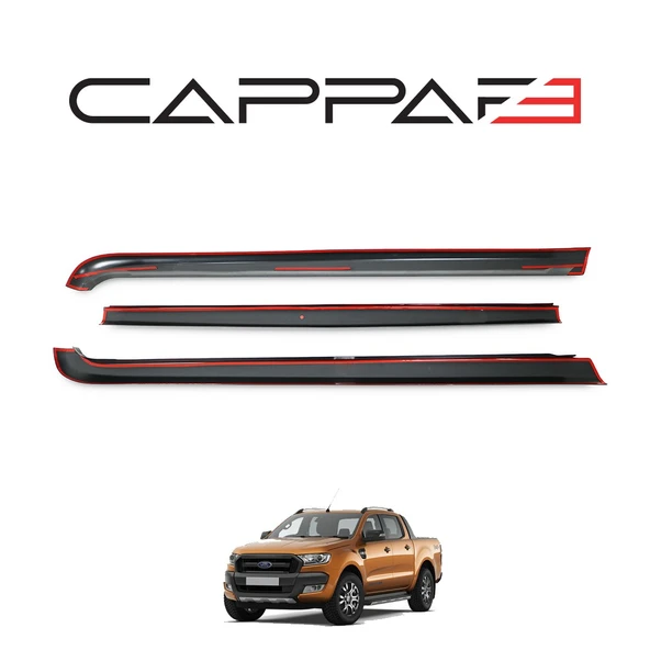Ford Ranger 2015-2019 Yıl Aralığı Uyumlu Kasa Kenar Koruma 3 Parça - 9