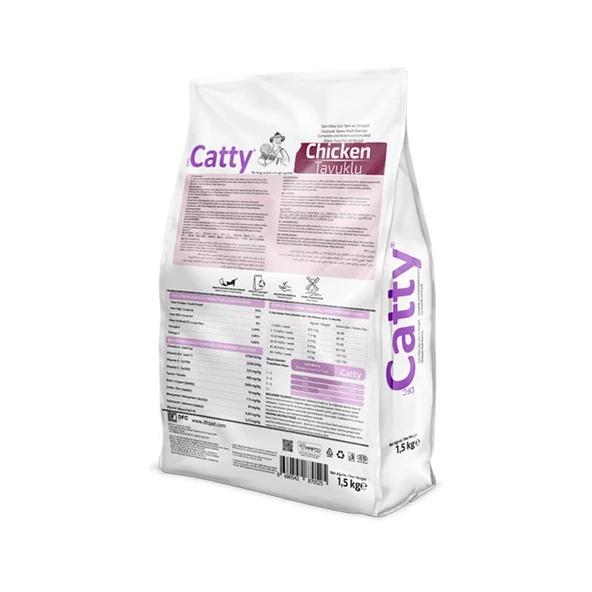Catty Tavuklu Yavru Kedi Maması 1,5 Kg - Resim 2