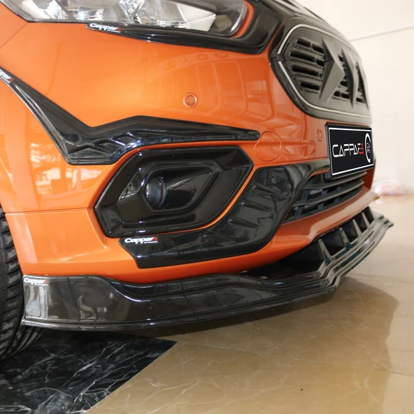 Ford Courier 2018-2023 Yıl Aralığı Uyumlu Ön Tampon Lip - Resim 10