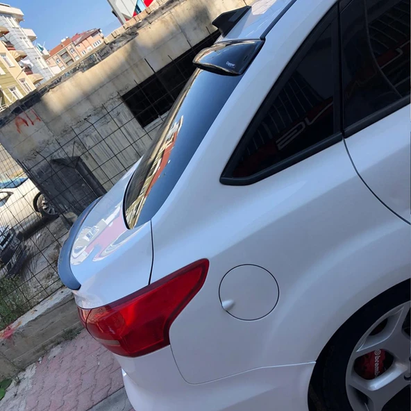 Ford Focus 2011-2018 Yıl Aralığı Uyumlu Arka Cam Spoyler - 9