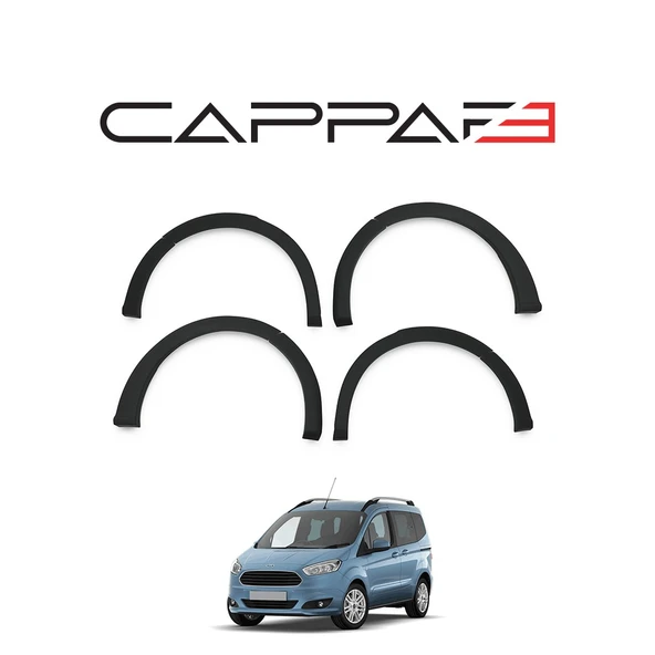 Ford Courier 2014-2018 Yıl Aralığı Uyumlu Çamurluk Dodik 8 Parça - Resim 4