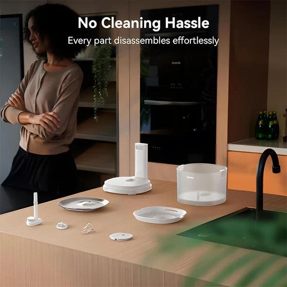 Cheerble E1+ Çelik Hazneli Şarjlı Otomatik Kedi Su Pınarı 2Lt - 7