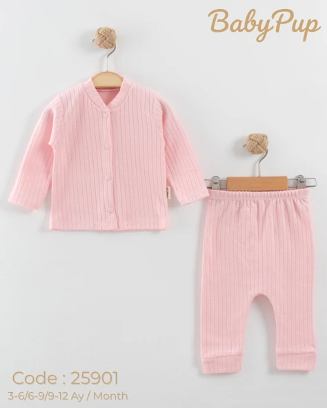 Butik Center Pamuklu Bebek Takım 2’li Set (Üst + Alt) - 3