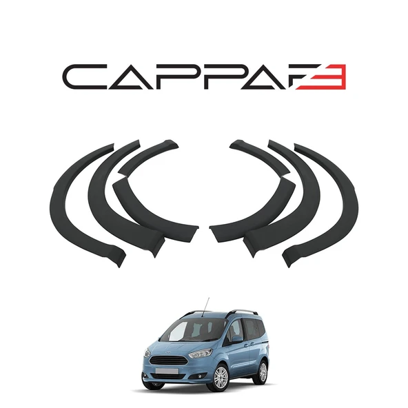 Ford Courier 2014-2018 Yıl Aralığı Uyumlu Çamurluk Dodik 8 Parça - Resim 10