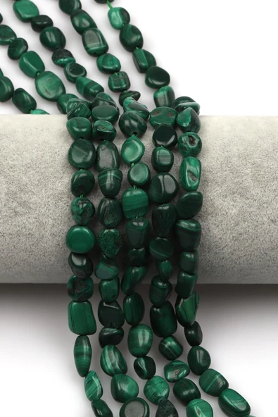 Malakit Doğaltaş Dizi 8 x 10 mm Özel Kesim ürün görseli