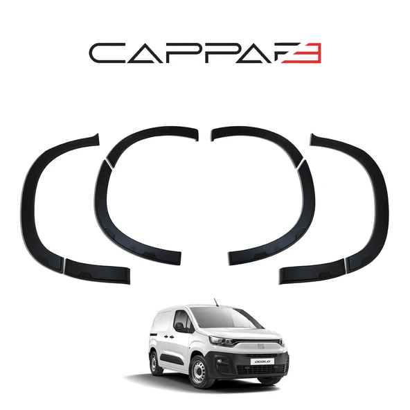 Fiat Doblo 2023- Yılı ve Sonrası Uyumlu Çamurluk Dodik 8 Parça - Resim 2