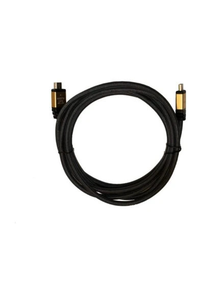 Fonemax Premium 4k Hdmı 2.0 Kablo - 60 Hz - Naylon Örgülü - Altın Uçlu - 5 Metre - 4