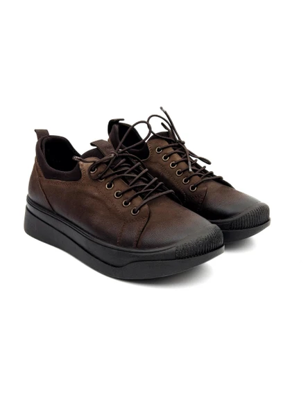 Venüs 2551701K Kadın Hakiki Deri Streç Lastik Bağ Kalın Taban Günlük Ayakkabı - 9