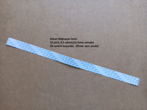 Awm 20624 80c 60v Vw-1 Flex Kablo 32 pin  30 santim  32-0.5-30A - Resim 2