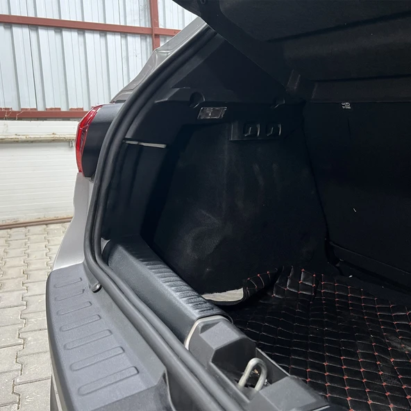 Dacia Sandero 2021- Yılı ve Sonrası Uyumlu Bagaj Koruma Eşiği 4 Parça - Resim 7