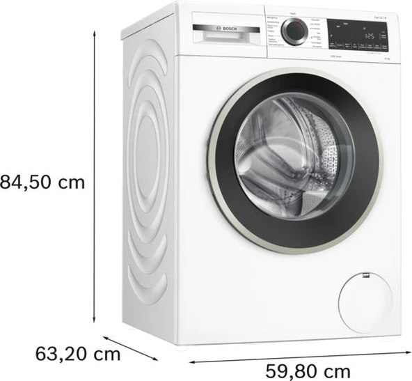 BOSCH WGA25202TR 10 KG 1200 DEVİR ÇAMAŞIR MAKİNESİ - Resim 9