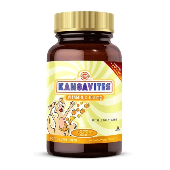 Solgar Kangavites Vitamin C 100 mg 90 Tablet ürün görseli 1