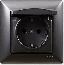 GÜNSAN VISAGE AMB. FÜME KAP.TOPRAKLI PRİZ (MKZ) ürün görseli 1