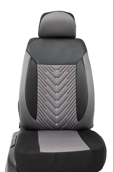 Ceylan oto koltuk kılıfı gri renk arka koltuk standart üçlü