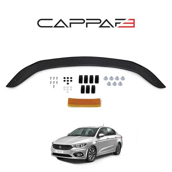 Fiat Egea 2015- Yılı ve Sonrası Uyumlu Kaput Rüzgarlığı 4mm - Resim 3