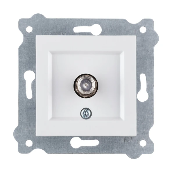 EXEN KAREL BEYAZ UYDU PRİZİ F KONNEKTÖR (MKZ) ürün görseli