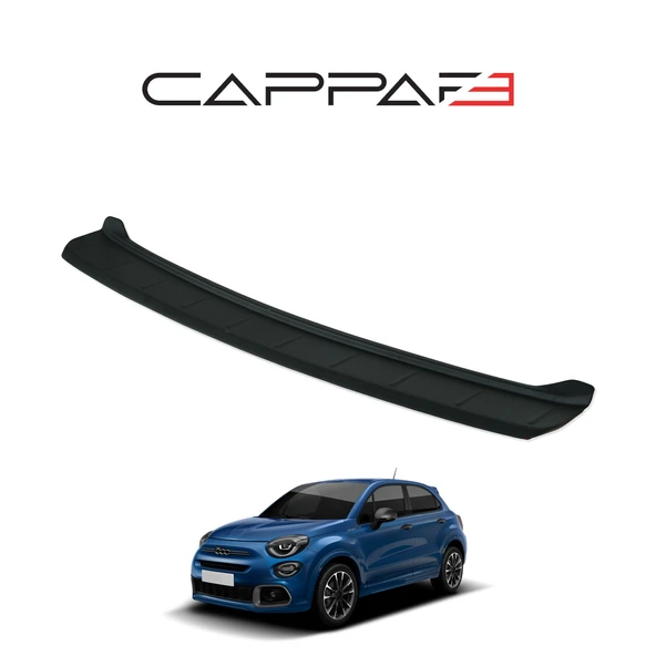 Fiat 500 X Sport 2020- Yılı ve Sonrası Uyumlu Arka Tampon Eşiği Mat - Resim 3