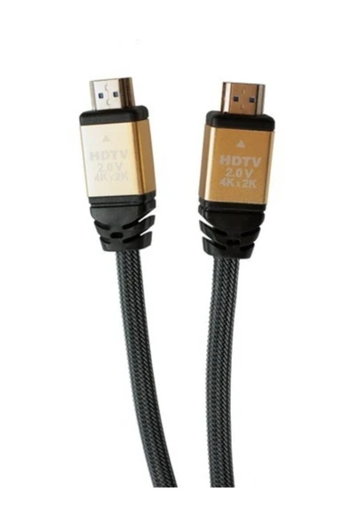 Fonemax Premium 4k Hdmı 2.0 Kablo - 60 Hz - Naylon Örgülü - Altın Uçlu - 5 Metre - 2
